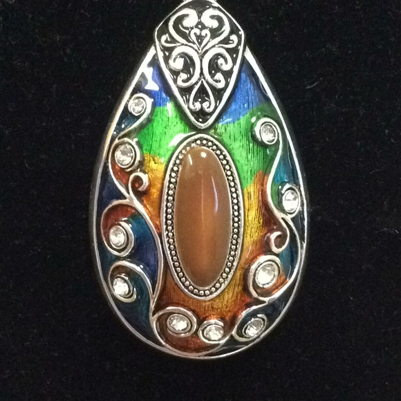 Indonesian Multi Color Necklace Set - Picture 4 of 12